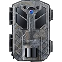 Los mejores  - APEMAN - Cámara de vigilancia para Caza y Seguridad doméstica (30 MP- 4 K- 40 ledes Infrarrojos- visión Nocturna hasta…